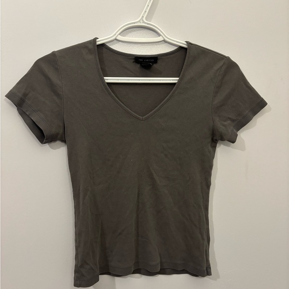 The Limited Gray Fitted Short Sleeve Tee - Picture 1 of 2